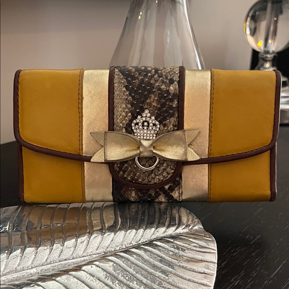 My Flat in London by Brighton clutch wallet with bling details!